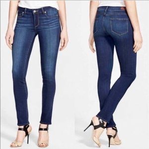 Paige Skyline Skinny Dark Wash Skinny Jeans - Size 26